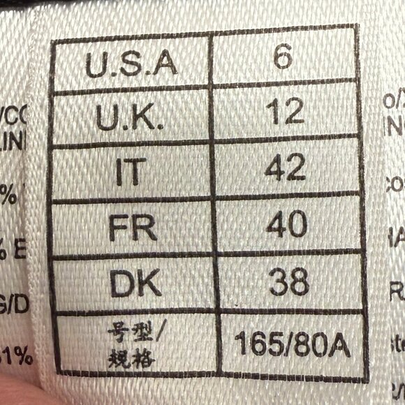 EUC Women's BROOKS BROTHERS Belted Linen Blazer Black | Size 6 - Picture 8 of 11